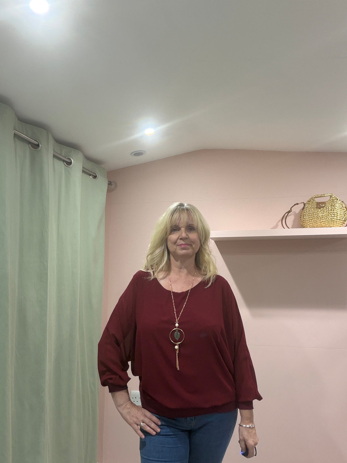 JOLENE - Shiffon Long Sleeve Top - 2 Colours