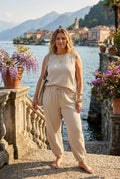 Cheesecloth Two-Piece Lounge Set