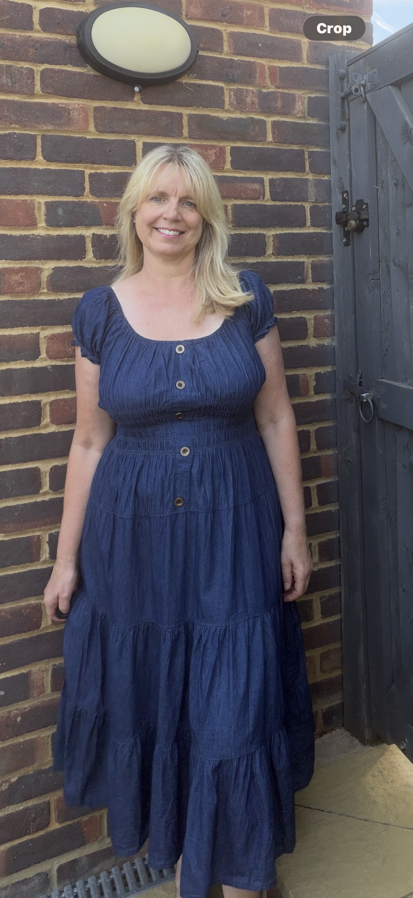 INDIGO - Denim Midi Dress - One Size 10-20